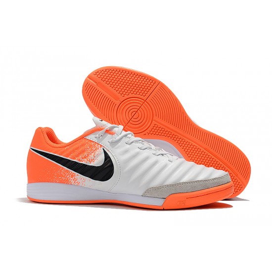 Kopačky Nike Tiempo Ligera IV IC Bílý oranžový