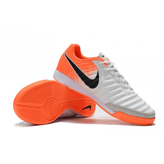 Kopačky Nike Tiempo Ligera IV IC Bílý oranžový