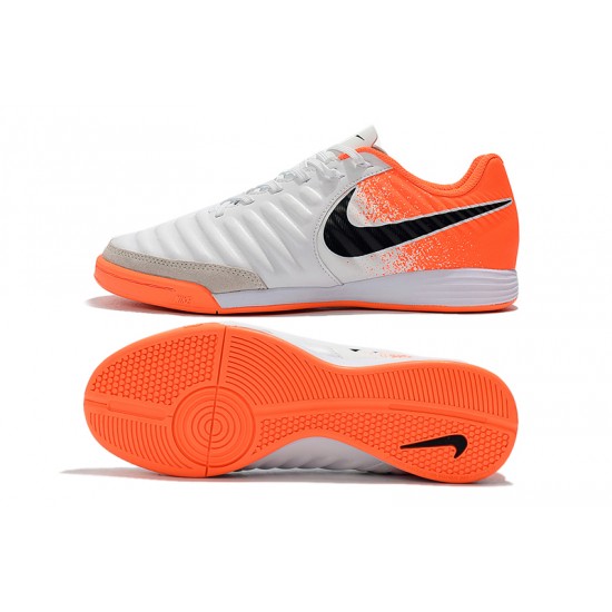 Kopačky Nike Tiempo Ligera IV IC Bílý oranžový