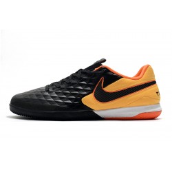 Kopačky Nike Tiempo Lunar Legend VIII Pro IC Černá oranžový