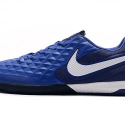 Kopačky Nike Tiempo Lunar Legend VIII Pro IC Modrý Bílý