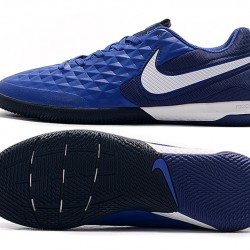 Kopačky Nike Tiempo Lunar Legend VIII Pro IC Modrý Bílý