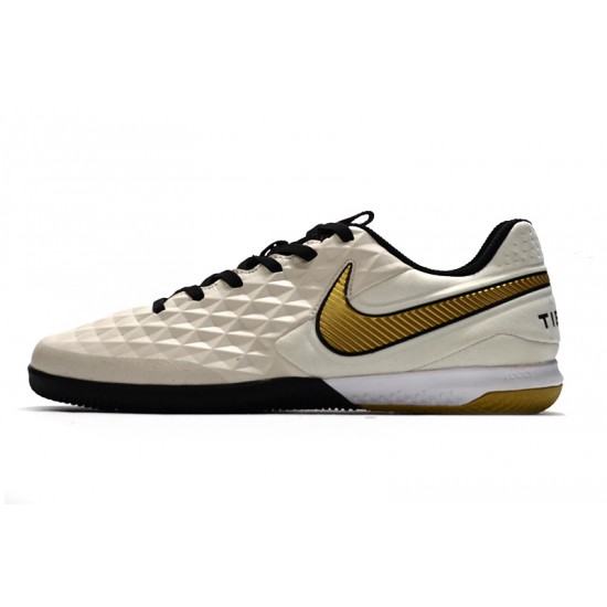 Kopačky Nike Tiempo Lunar Legend VIII Pro IC Cream Zlatý