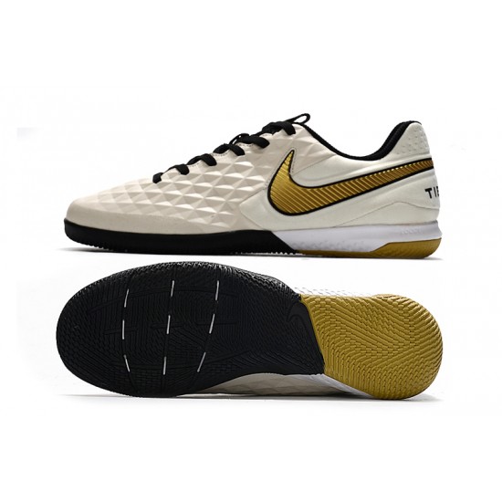 Kopačky Nike Tiempo Lunar Legend VIII Pro IC Cream Zlatý