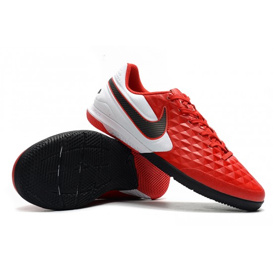 Kopačky Nike Tiempo Lunar Legend VIII Pro IC Červené Bílý