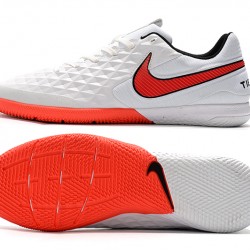 Kopačky Nike Tiempo Lunar Legend VIII Pro IC Bílý Červené