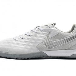 Kopačky Nike Tiempo Lunar Legend VIII Pro IC Bílý Stříbrný