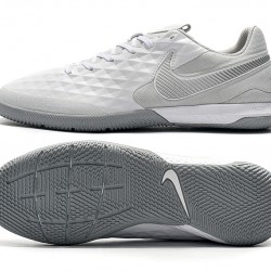 Kopačky Nike Tiempo Lunar Legend VIII Pro IC Bílý Stříbrný