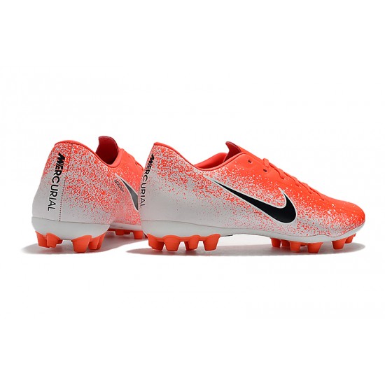 Kopačky Nike Vapor 12 Academy CR7 AG-R oranžový Bílý