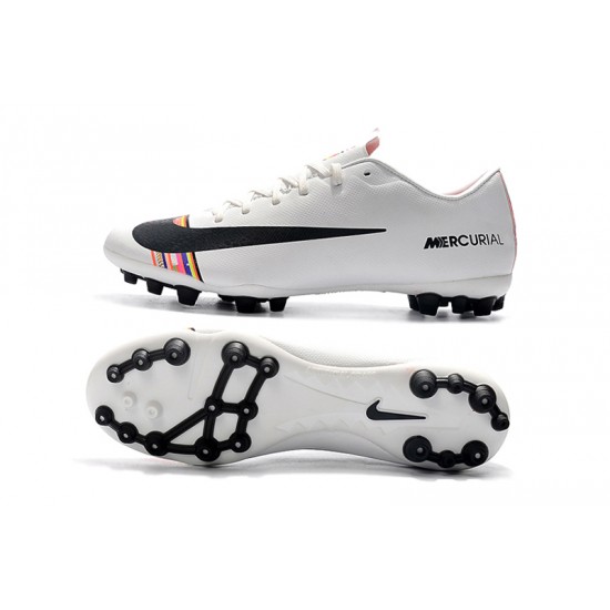 Kopačky Nike Vapor 12 Academy CR7 AG-R Bílý