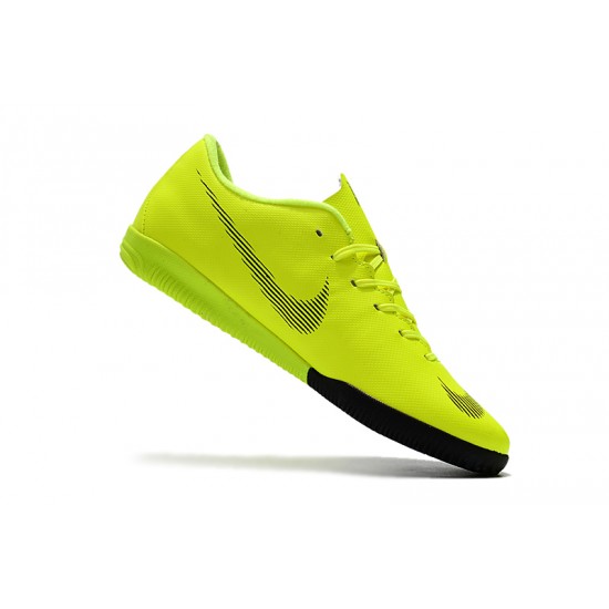 Kopačky Nike Vaporx 12CLUB IC Neon Zelená Černá