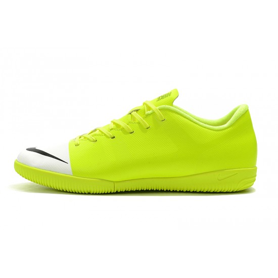 Kopačky Nike Vaporx 12CLUB IC Neon Zelená Bílý