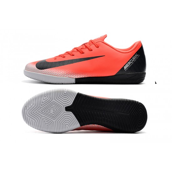 Kopačky Nike Vaporx 12CLUB IC Červené Stříbrný