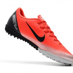 Kopačky Nike Vaporx 12CLUB TF Červené Stříbrný Černá