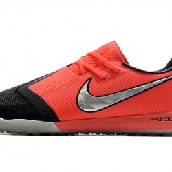 Kopačky Nike Zoom Phantom VNM Pro TF Červené Černá Stříbrný