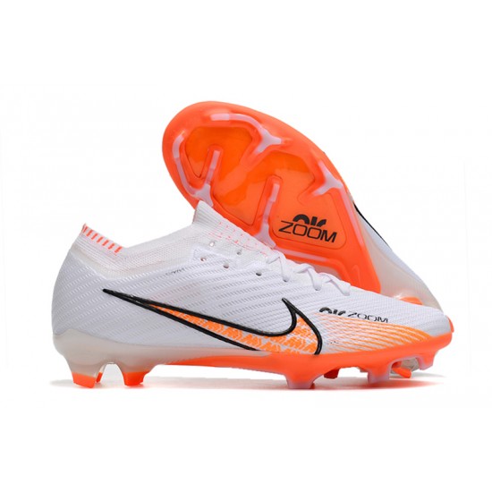 Kopačky Nike Air Zoom Mercurial Vapor XV Elite FG Low-top Bílý Oranžovýý