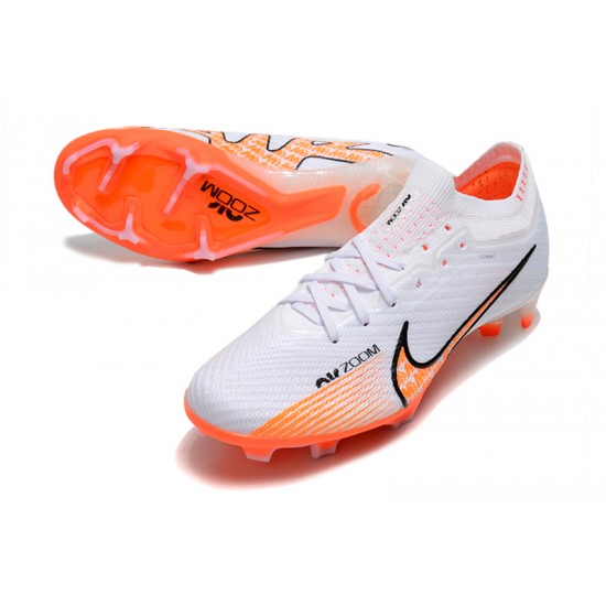 Kopačky Nike Air Zoom Mercurial Vapor XV Elite FG Low-top Bílý Oranžovýý