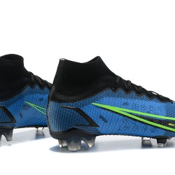 Kopačky Nike Mercurial Superfly 8 Elite FG High-top Modrý Černá