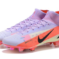 Kopačky Nike Mercurial Superfly 8 Elite FG High-top Nachový Růžový