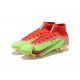 Kopačky Nike Mercurial Superfly 8 Elite FG High-top Červené Zelená Zlato