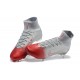 Kopačky Nike Mercurial Superfly 8 Elite FG High-top Sliver Červené