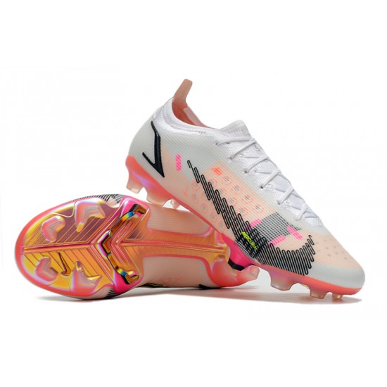 Kopačky Nike Mercurial Superfly 8 Elite FG Low-top Bílý Růžový