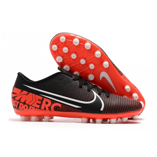 Kopačky Nike Mercurial Vapor 13 Academy AG-R Low-top Černá Červené