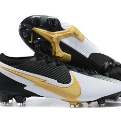 Kopačky Nike Mercurial Vapor 13 Elite FG Černá Zlato Bílý Low-top