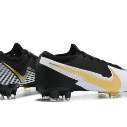 Kopačky Nike Mercurial Vapor 13 Elite FG Černá Zlato Bílý Low-top