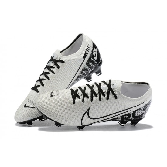 Kopačky Nike Mercurial Vapor 13 Elite FG Černá Bílý Zelená Modrý Low-top