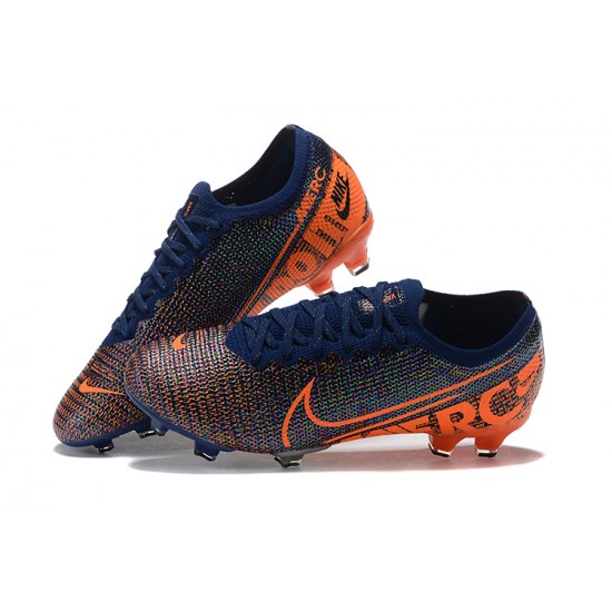 Kopačky Nike Mercurial Vapor 13 Elite FG Modrý Oranžovýý Low-top