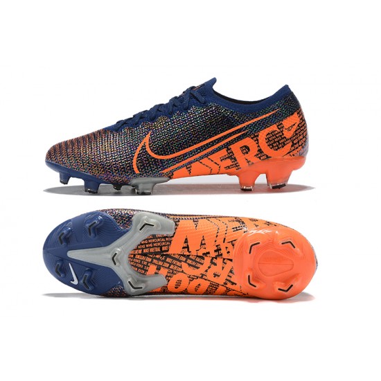 Kopačky Nike Mercurial Vapor 13 Elite FG Modrý Oranžovýý Low-top