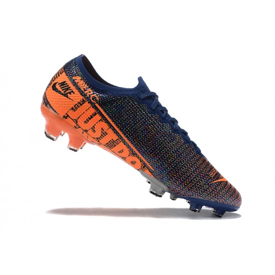 Kopačky Nike Mercurial Vapor 13 Elite FG Modrý Oranžovýý Low-top