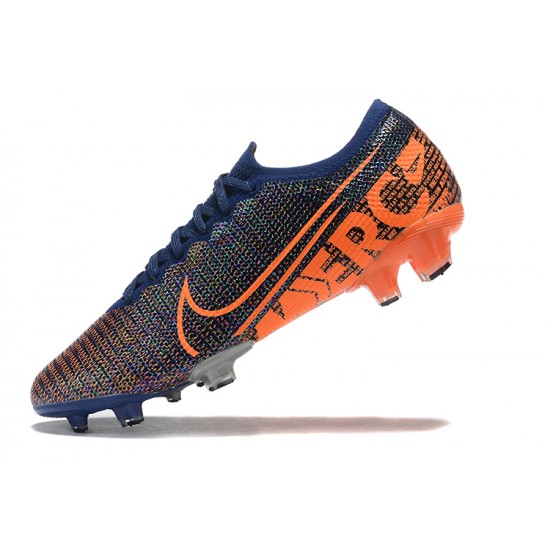 Kopačky Nike Mercurial Vapor 13 Elite FG Modrý Oranžovýý Low-top