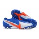 Kopačky Nike Mercurial Vapor 13 Elite FG Modrý Bílý Oranžovýý Low-top