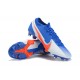 Kopačky Nike Mercurial Vapor 13 Elite FG Modrý Bílý Oranžovýý Low-top