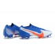 Kopačky Nike Mercurial Vapor 13 Elite FG Modrý Bílý Oranžovýý Low-top