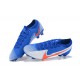 Kopačky Nike Mercurial Vapor 13 Elite FG Modrý Bílý Oranžovýý Low-top