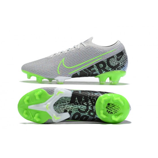 Kopačky Nike Mercurial Vapor 13 Elite FG Zelená Šedá Černá Low-top