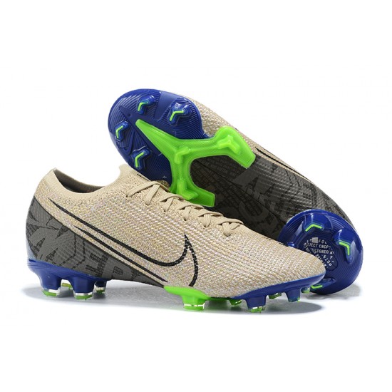 Kopačky Nike Mercurial Vapor 13 Elite FG Khaki Zelená Modrý Low-top