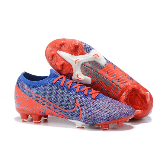 Kopačky Nike Mercurial Vapor 13 Elite FG LightModrý Oranžovýý Low-top