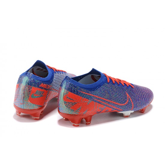 Kopačky Nike Mercurial Vapor 13 Elite FG LightModrý Oranžovýý Low-top