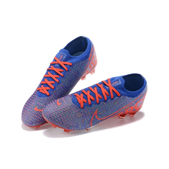 Kopačky Nike Mercurial Vapor 13 Elite FG LightModrý Oranžovýý Low-top