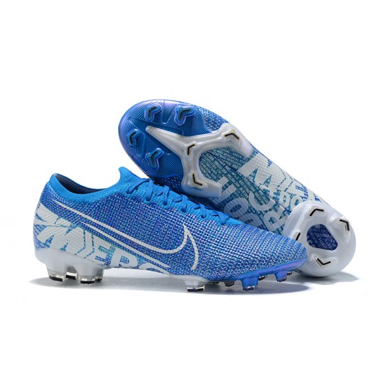 Kopačky Nike Mercurial Vapor 13 Elite FG LightModrý Bílý Low-top