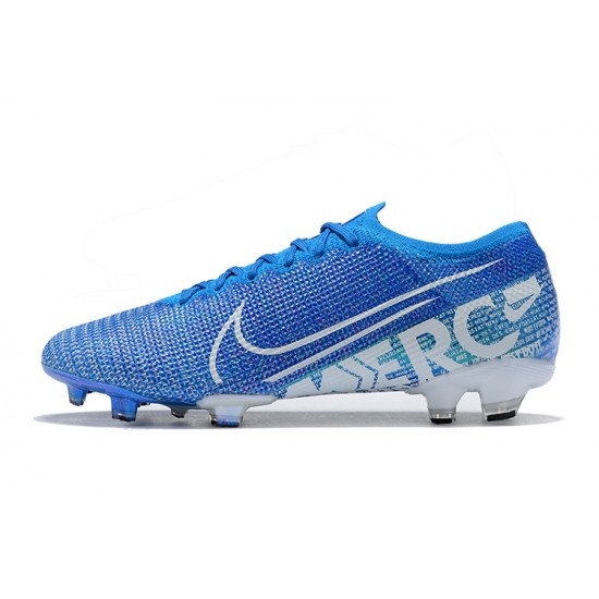 Kopačky Nike Mercurial Vapor 13 Elite FG LightModrý Bílý Low-top