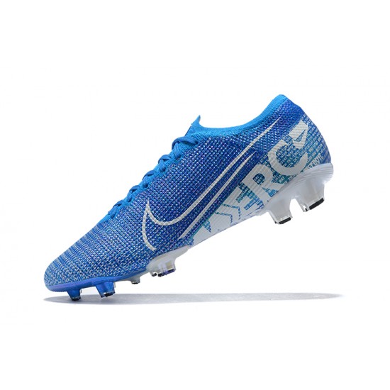 Kopačky Nike Mercurial Vapor 13 Elite FG LightModrý Bílý Low-top