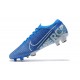 Kopačky Nike Mercurial Vapor 13 Elite FG LightModrý Bílý Low-top