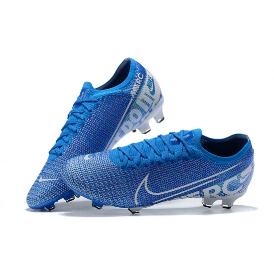 Kopačky Nike Mercurial Vapor 13 Elite FG LightModrý Bílý Low-top