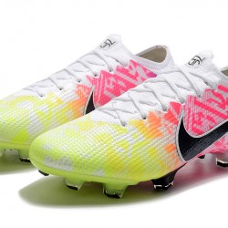 Kopačky Nike Mercurial Vapor 13 Elite FG Low-Top Růžový Žlutý Modrý