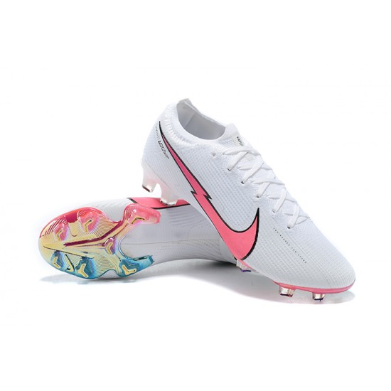 Kopačky Nike Mercurial Vapor 13 Elite FG Růžový Modrý Bílý Low-top